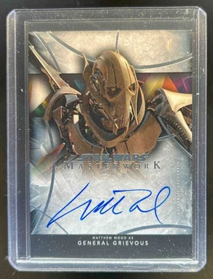 2024 Topps Star Wars Masterwork Matthew Wood as General Grievous Auto #A-MW - Image 1 of 2