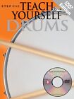 Step One: Teach Yourself Drums Book with DVD NEW 014031439
