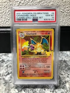 2021 POKEMON CELEBRATIONS CHARIZARD HOLO CLASSIC PSA GEM MT 10 #63576153 - Picture 1 of 2