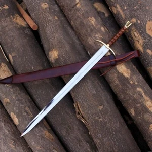 Premium Quality Spring Steel Viking sword Fantasy Swords Medieval W Sheath - Picture 1 of 7