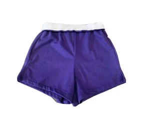 Kids Size XL (16) Soffe Brand Purple Cheer Soccer Tennis Athletic Shorts NWT - Picture 1 of 2