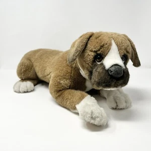 Vintage 1988 Avanti Applause Boxer Pup Dog Stuffed Animal Plush 21" - Picture 1 of 9