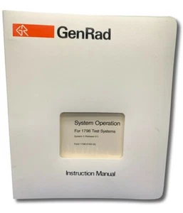 GENRAD SYSTEM OPERATION FOR 1796 TEST SYSTEMS SYSTEM X (RELEASE 01) 1796-0163-00 - Picture 1 of 4