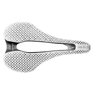 BIKE SADDLE BRAND: SELLE ITALIA SLR BOOST SF 3D CARBON WHITE LIMITED EDITION - Picture 1 of 2
