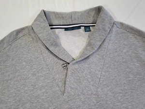 Suéter Perry Ellis Para Hombres 2XLT Alto Pullover Chal Cuello Manga Larga Gris - Imagen 1 de 13