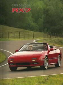1989 MAZDA RX-7 sales brochure catalog US 89 GTU Turbo - Picture 1 of 1