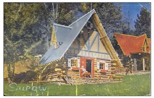 Post Card – Santa’s House, Wilmington, NY  - 1950’s - Picture 1 of 2