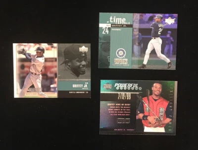 Ken Griffey Jr  1999 ud Power Deck, Auxiliary , Time Capsule, Powerful Moments￼ - Image 1 of 4