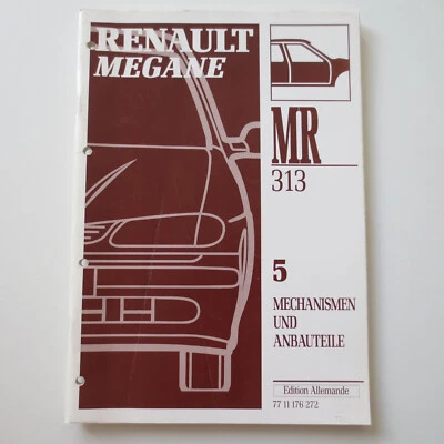 Werkstatthandbuch Renault Megane I Mechanismen und Anbauteile 1995 - Bild 1 von 2