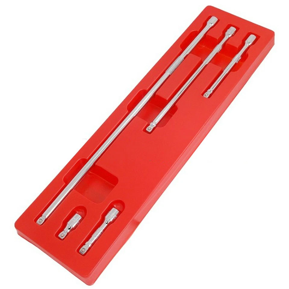 NEW Socket Wobble Bar Extension 5pc Tool Set 3/8" Drive - EXTRA LONG PRO TOOLS - Image 1 of 1