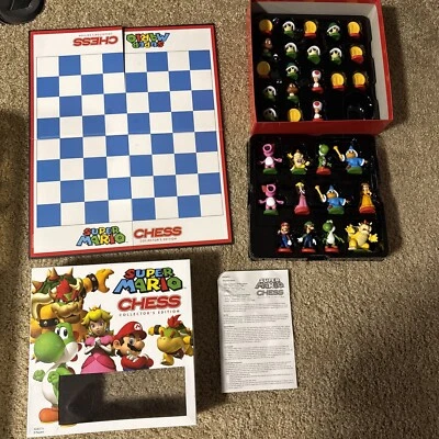 Open Box Nintendo Super Mario Chess Collectors Edition Set - Image 1 of 3