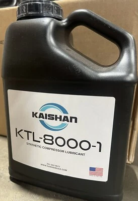 Kaishan KTL-8000-1 1 Gallon Jug Compressor Oil. Brand New OEM