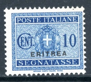 Italia 1934 Colonia ERITREA 10¢ Affrancatura dovuta Blu Scott J16 MNH T824 - Foto 1 di 6