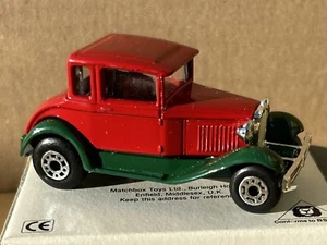 MATCHBOX FORD MODEL A GRÜN UND ROT 1:64 (1979) - Bild 1 von 4