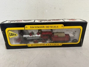 Vintage Bachmann HO 4-4-0 Central Pacific Jupiter #0670 Steam Locomotive Tender - Picture 1 of 11