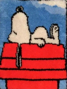 snoopy latch hook kit  measures approx 52cmx 38xcm Approx - Picture 1 of 2