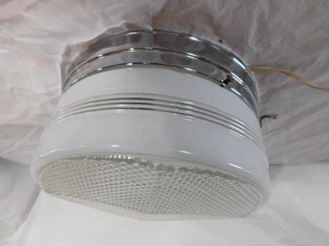 old vintage Art Deco Nouveau flush mount ceiling light fixture hall bed bath Cover