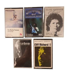 Cliff Richard Cassette Tape Bundle x 5, See Titles Below, Rock, Pop, EMI, VGC - Picture 1 of 3