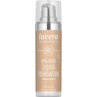 Hyaluron Liquid Foundation - Natural Ivory 01 - Naturkosmetik - Vegan - Seidi... - Imagem 1 de 4