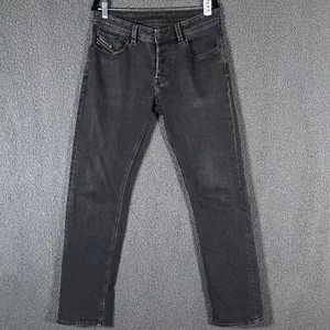 Diesel Larkee X Straight Jeans - Men's Size 32*33 - Black - Picture 1 of 11