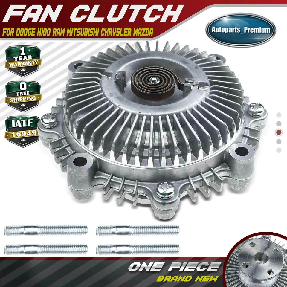 Embreagem do ventilador de refrigeração do radiador para Dodge Challenger H100 Mitsubishi Montero Mazda - Imagem 1 de 4