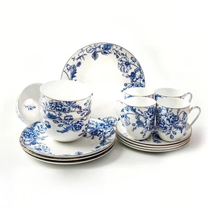 Plates and Bowls Sets Dishes Set for 4 , Ceramic Plates and Bowls Set. - Picture 1 of 7