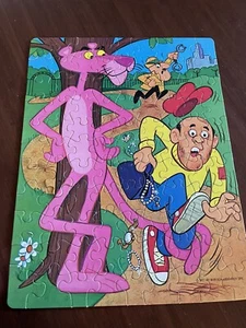Pink Panther 1977 Vintage Jigsaw Puzzle 100 Piece Whitman - Picture 1 of 3