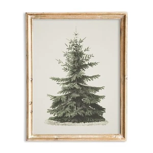 JarThenaAMCS Weihnachten Leinwand Wandbild Kunstdruck Vintage Xmas Pine Tree Art Poste... - Bild 1 von 7