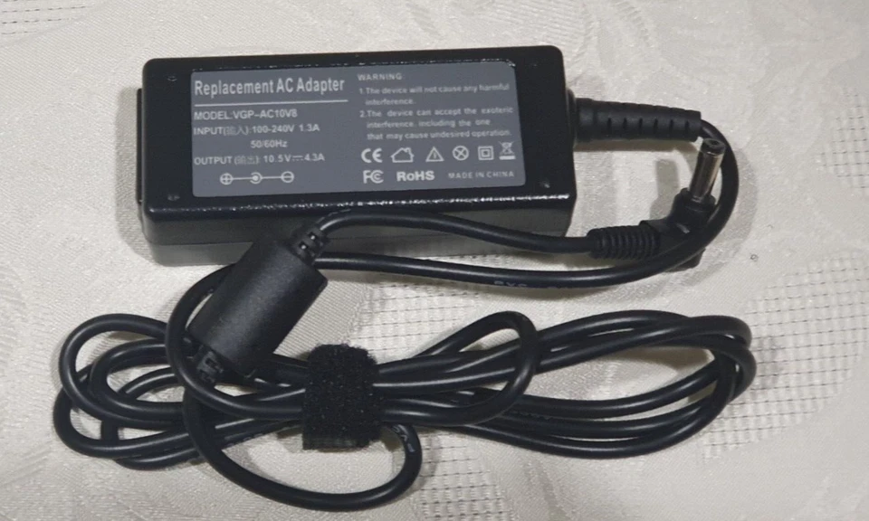 45W AC Adapter Charger Sony 10.5V 4.3A st-c--048-10500430CT 4.8mm x 1.7mm tips - image 1 of 1