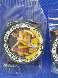1999 Irwin WWF titan Sports Bungeez Wrestling Medallions NIP TOO MUCH AA1372 - Picture 1 of 2