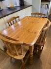 Quality HOUSING UNITS Traditional Pine Table & Chairs - Ideal Upcycling Project
