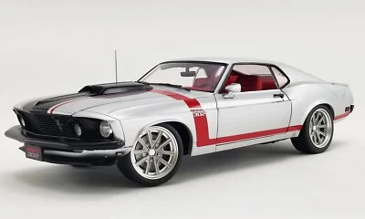 ACME 1:18 - 1969 FORD MUSTANG BOSS 302 STREET FIGHTER-REDLINE-A1801842-FREE SHIP - Image 1 of 4