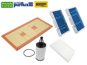 Air Filter Oil Filter AC Cabin Filter Kit OES for Mercedes GLE350 16-18 - Picture 1 of 1