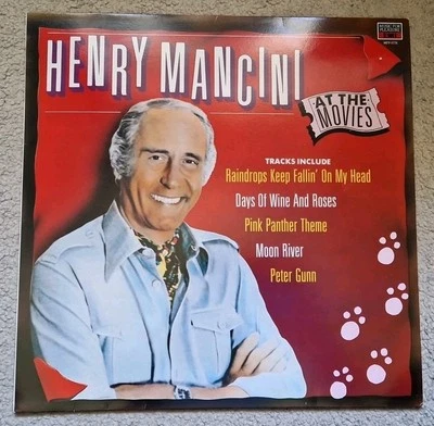 HENRY MANCINI AT THE MOVIES SOUNDTRACK LP - MAG 7 - PINK PANTHER ETC - Image 1 of 2