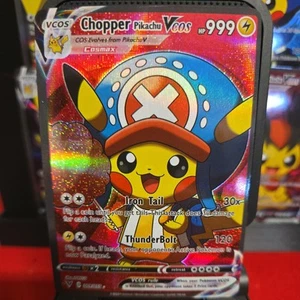 Pikachu Chopper Pokemon Card VMAX GX EX GX ACG V Holo Cosplay - Picture 1 of 5
