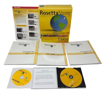 Rosetta Stone Farsi Persian Level 1&2 Personal Edition CD-Rom for Windows & Mac - Image 1 of 4