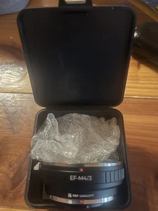 New K&F Concept  Adapter EF-M4/3 EOS-M4/3 Canon Panasonic Olympus Kodak - Picture 1 of 4