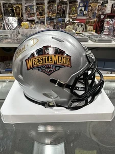 BLAIR DAVENPORT WWE Wrestlemania 41 Under Wraps signed Mini Helmet #1/1 AUTO - Picture 1 of 6