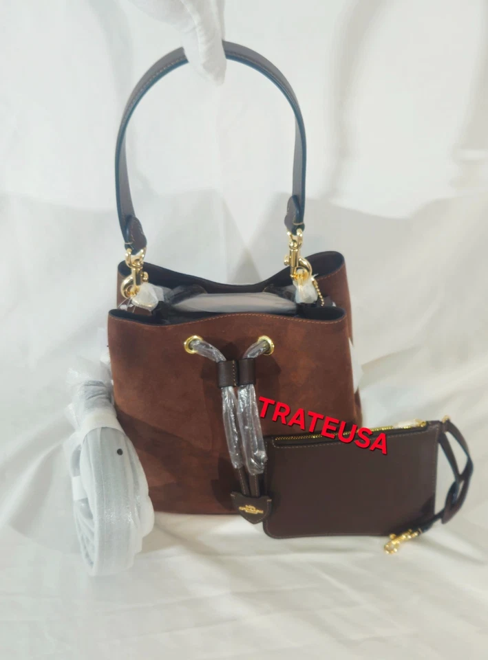 COACH Rowan Bucket Bag Shoulder Bag Vintage Brown CCC78 Outlet
