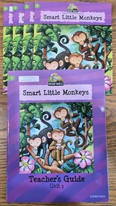 Smart Little Monkeys 4 Storybooks + Teacher Guide (ReadWell Level 1 Unit 3)  - Foto 1 di 11