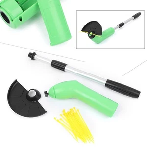 Cordless Garden Weed Cutter Mower Edger Zip Trimmer Work+Standard Ties Green - Picture 1 of 12