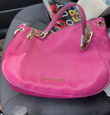 Michael Kors Marilyn Saffiano Leather Tote Bag in Pink - Image 1 of 4