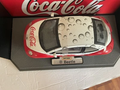 Coca-Cola 1979 Red/White Volkswagen Beetle Die Cast Car Hartoy 1/18 Scale VW - Image 1 of 4