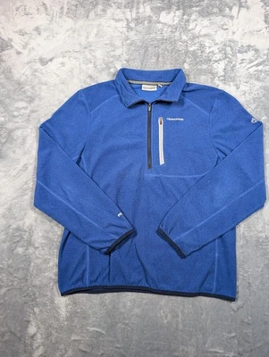 Craghoppers Pullover Mens Large Blue Pro Lite Fleece Half Zip Outdoor Hiking - Image 1 of 4