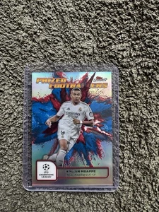 Kylian Mbappe Footballer Fusion Blue/Red Topps Finest 2024/25 - Bild 1 von 2
