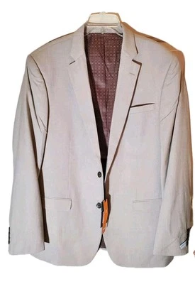 Men's Johnny Bigg Harewood Textured Suit Jacket Color Dune Sz.44L NWT  - Image 1 of 4