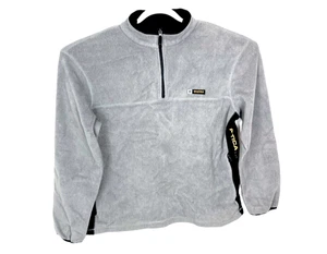 Vintage Nautica Competition Herren Sweatshirt Gr. L Grau 1/4 Zip Pullover 90er Y2k - Bild 1 von 8