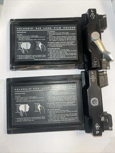 2 Polaroid Land Film Holder Back Model 545 USA For Parts - Picture 1 of 6