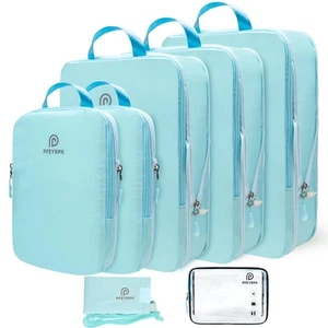 Compression Packing Cubes for Suitcases7 Set Travel Packing Cubes for travel - Picture 1 of 7