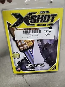 NEW - DeVol X-Shot Holeshot System Black Fits HONDA KAWASAKI SUZUKI 0121-4701 - Picture 1 of 2